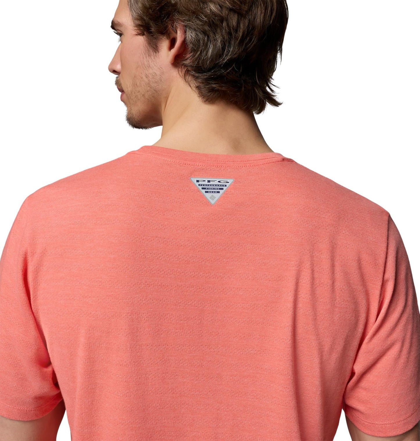Columbia Men's PFG Freezer Short Sleeve Tee, Melonade, Large
