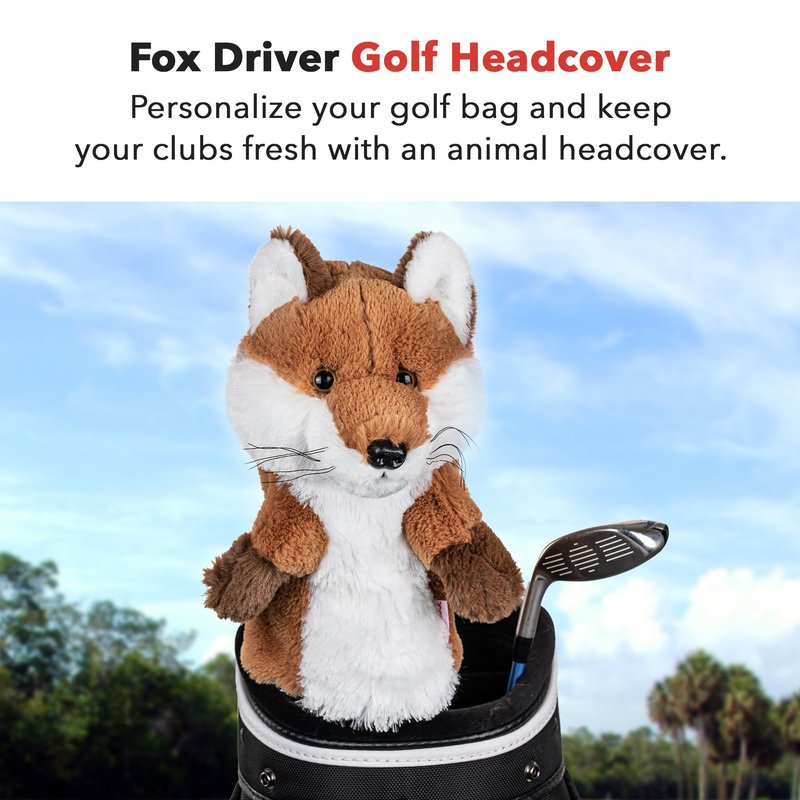 Daphne's Headcovers Fox Driver Headcover | Premium Driver Headcovers | Funny Golf Club Covers | Stylish Protection for Your Clubs | Men's Golf Gear | Driver Headcover for Men and Women