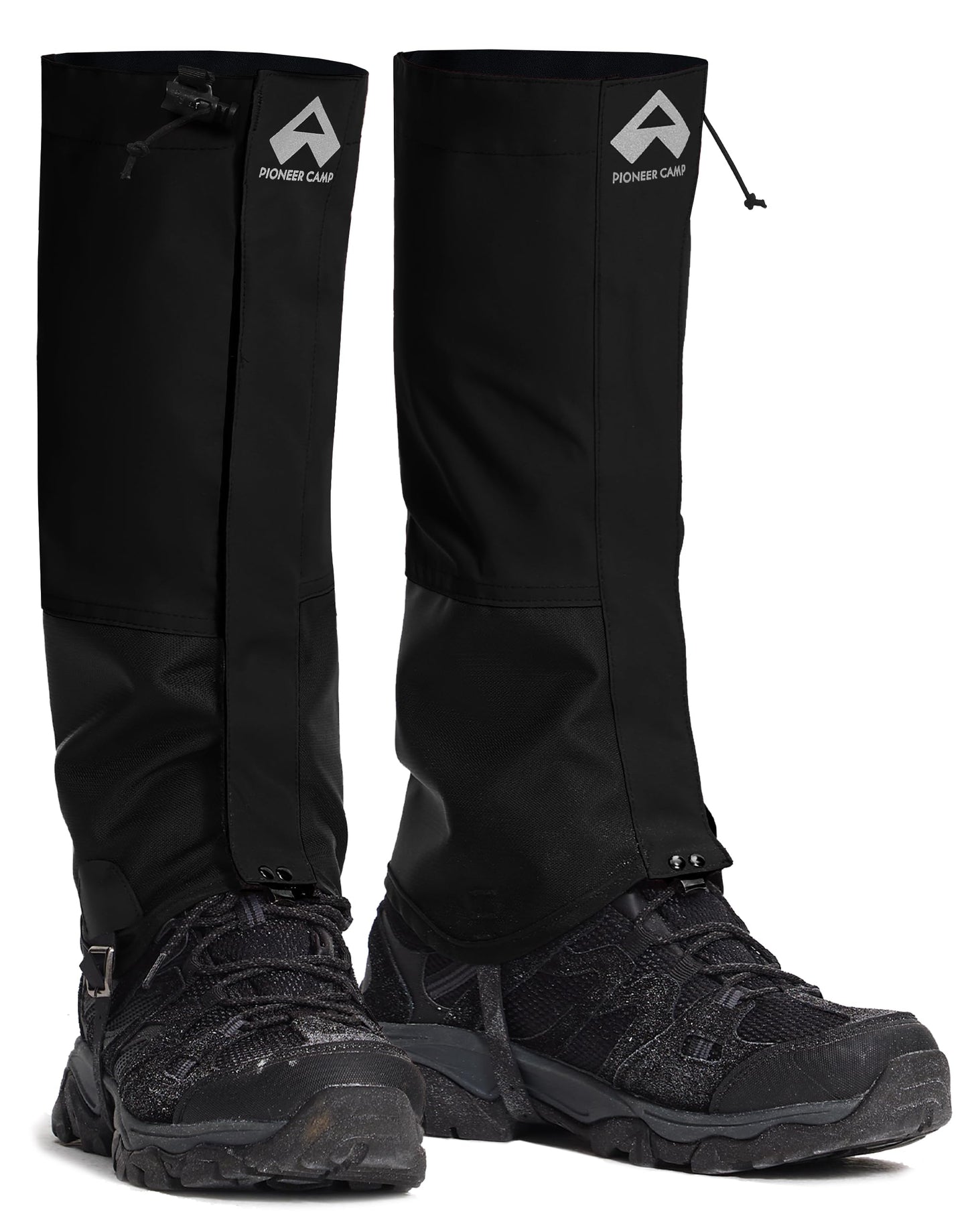 Pioneer Camp Gators for Hiking Boots Waterproof 420D Cordura Leg Gaiters Adjustable Men Women Hunting Fishing Snow Climbing