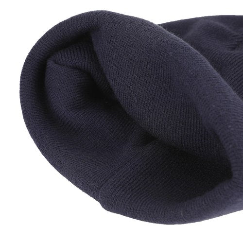 Bioworld Stranger Things WSQK Embroidery Navy Acrylic Yarn Standard Cuff Beanie