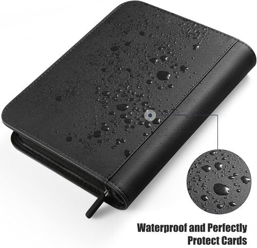 Card Binder - 12 Pocket Zippered Trading Card Holder | Premium PU Cover for TCG, MTG, Sports Cards