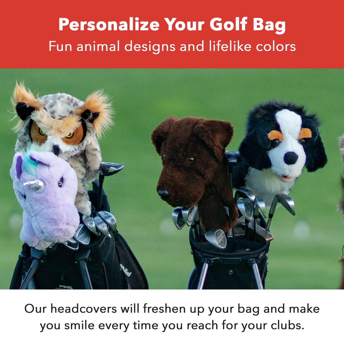 Daphne's Headcovers Scruffy Dog Driver Headcover | Funny Golf Club Covers | Golf Head Covers for Drivers | Stylish Golf Club Head Covers | Golf Driver Covers | Men’s & Women’s Driver Headcover