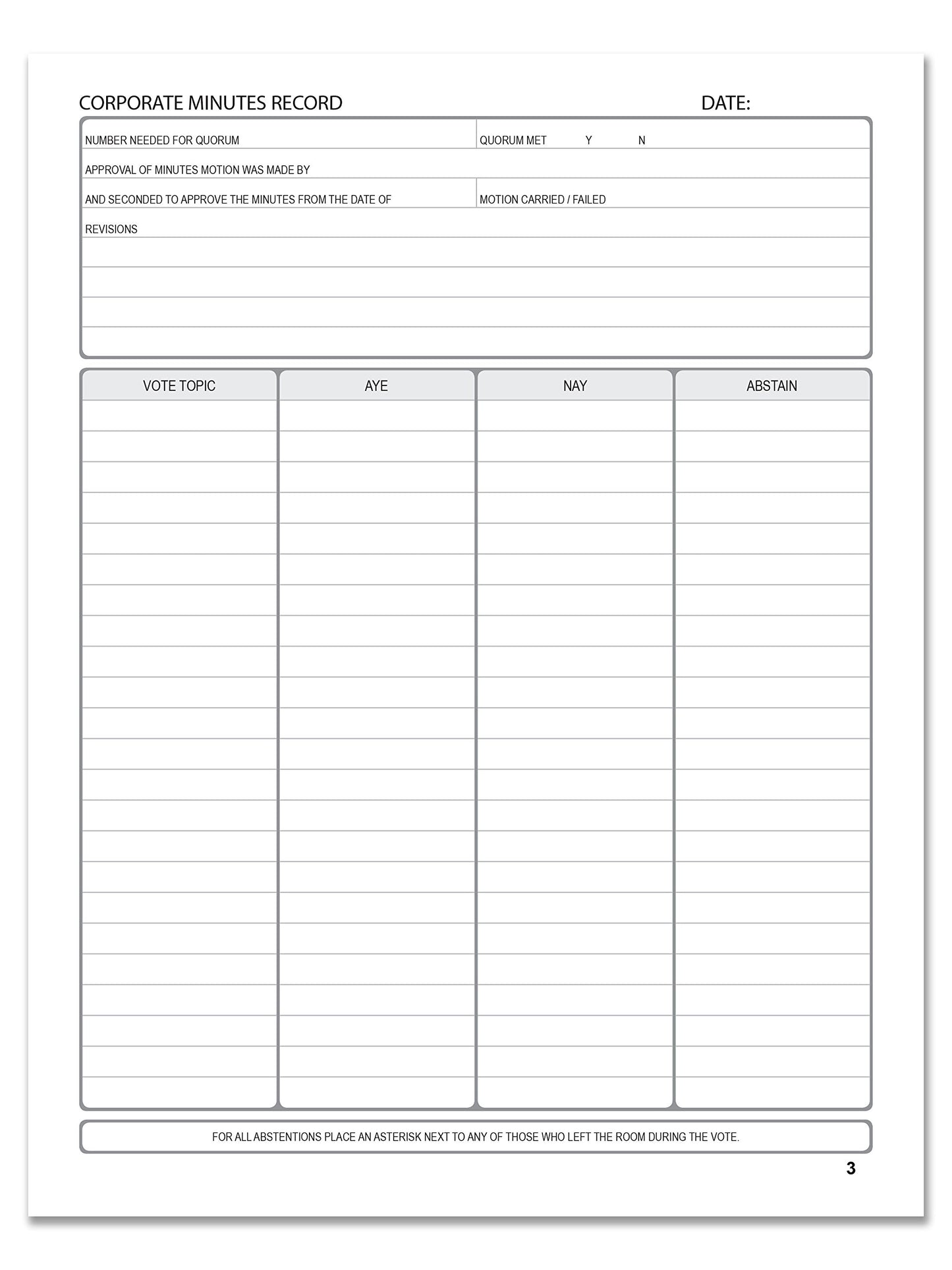 BookFactory Minutes Book/Corporate Minutes Book/Board Meeting Minutes LogBook (168 Pages - 8.5'' X 11”), Black and Burgundy Cover, Black Ribbon, Section Sewn Hardbound (Made in USA)