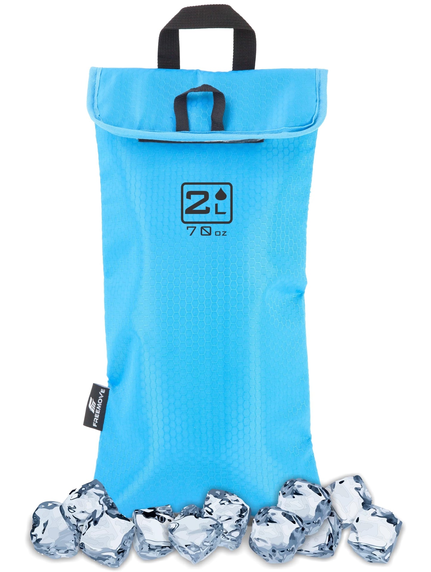 FREEMOVE 2L Sky Blue Insulated Thermo Cooler Bag