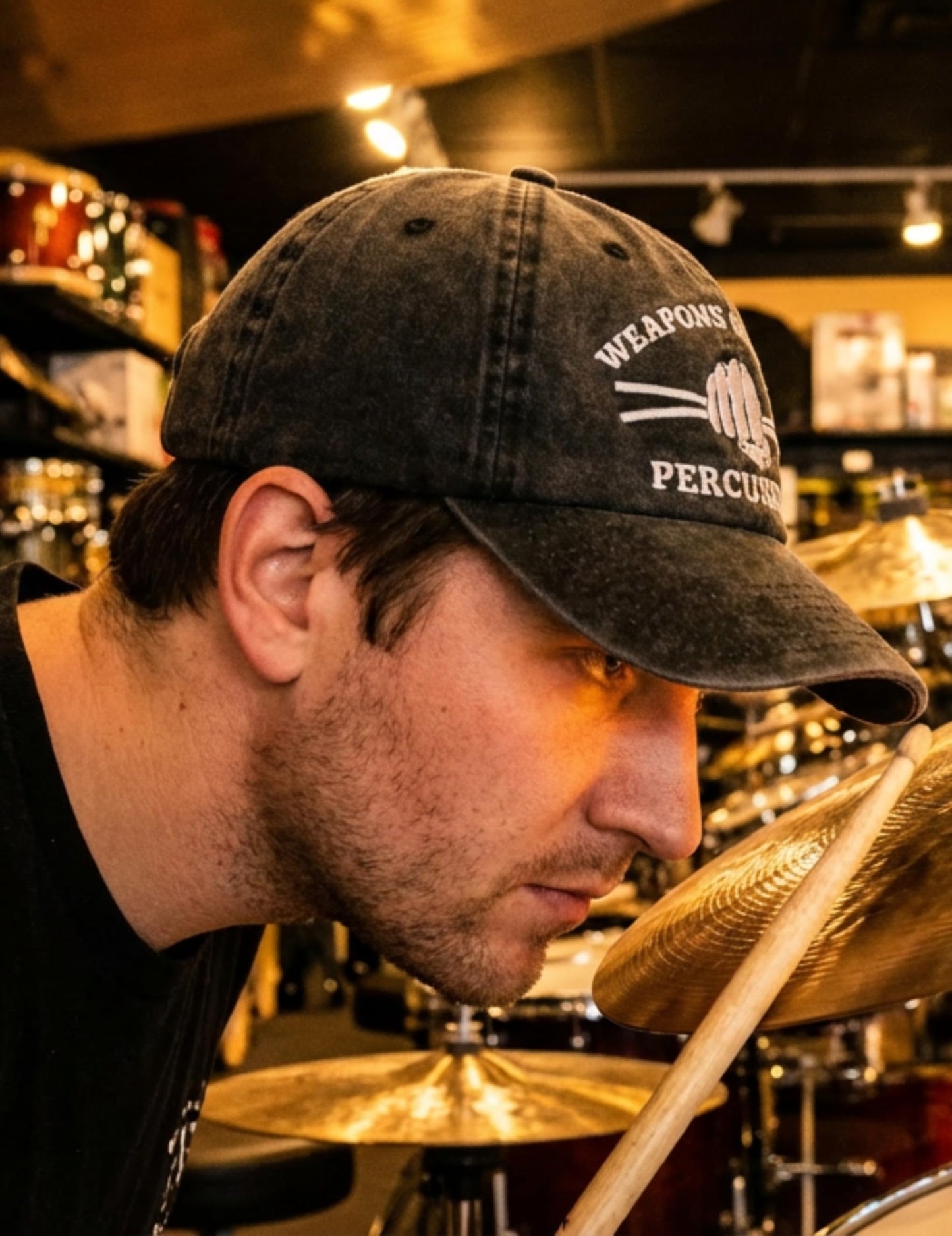 InnoBeta Drummer Gifts for Men, Gifts for Drummers, Drummer Hat for Men, Gifts for Musicians on Christmas, Birthday, Adjustable Embroidered Baseball Cap