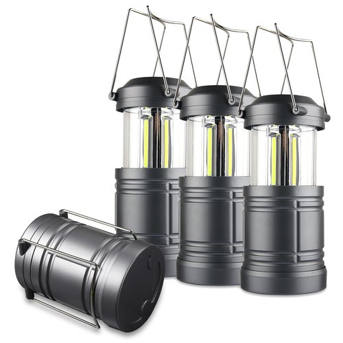 LED Camping Lantern ,Battery Powered Hanging Emergency Lantern for Camping Power Outages,4-Pack