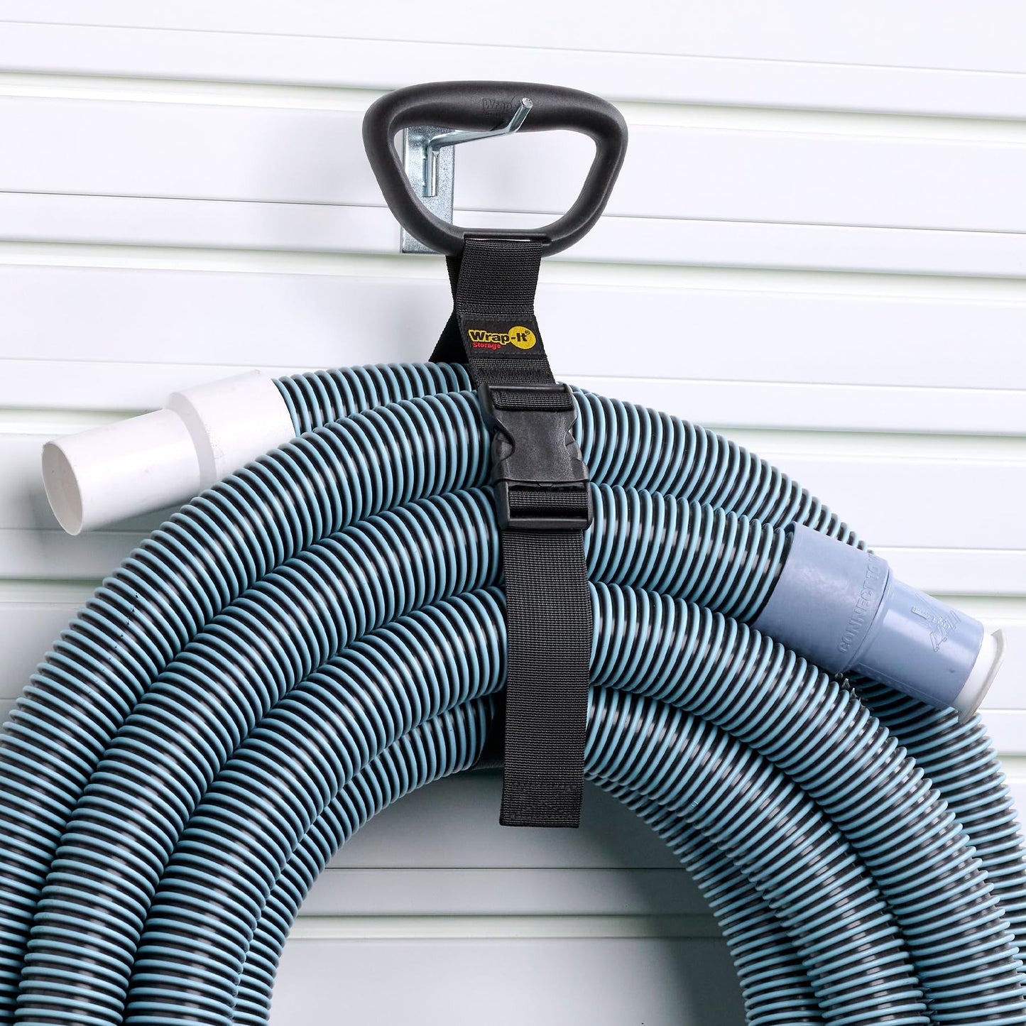 Clip 'n Carry Wrap-It Storage Straps - 25" (3-Pack) - Carrying Straps for Water Hose Storage and Extension Cord Holder