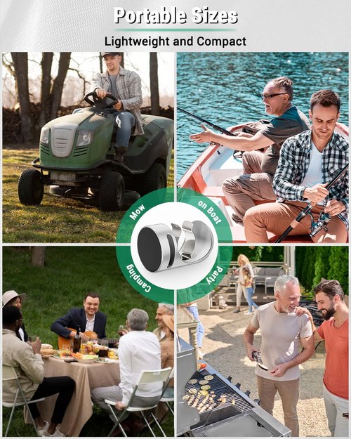 CUHIOY Golf Cart Holder -Magnetic Clip Holder for 30-60 Ring, Aluminium Alloy Holder Adjustable Clip, Powerful Magnets and Non-Slip Straps, Scratch-Resistant, Golf Accessory with Gift-Box, Silver
