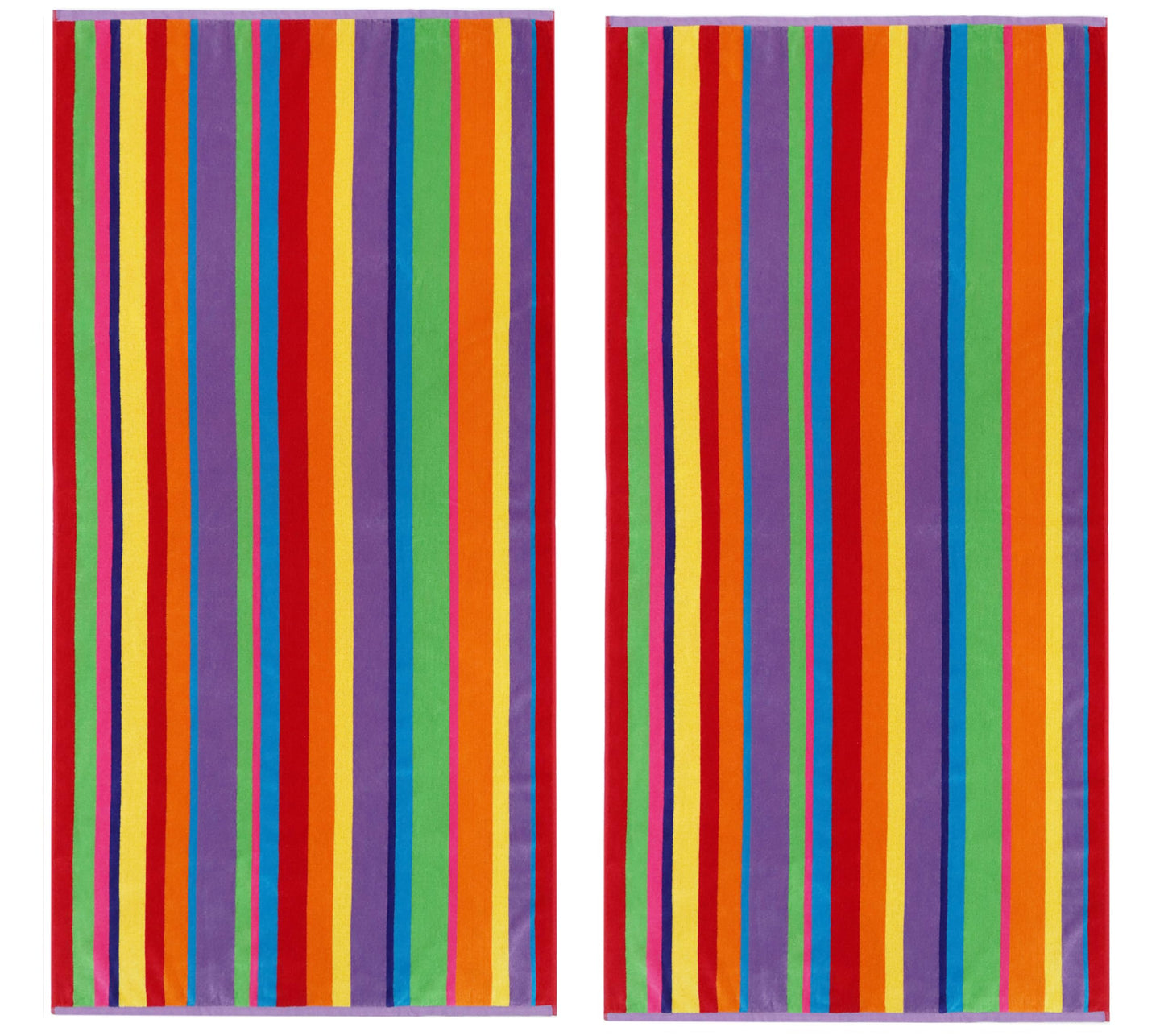 COTTON CRAFT Oversized Beach Towel - 2 Pack 35 x 70 Big & Huge Towel Set