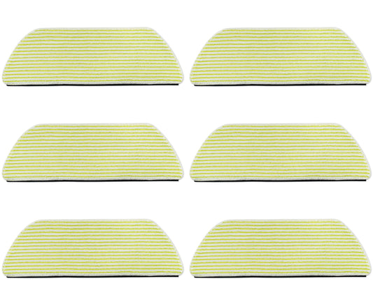 6 Pack Microfiber Vacmop Replacement Pads Compatible with Shark AV2800ZE RV2820YE AV2810YS RV2820ZE AV2820S PowerDetect NeverTouch Robot Vacuum Cleaner,Reusable Mop Vac Pads Vac Mop Pads Refills