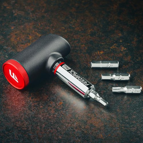 FEEDBACK SPORTS | Reflex Fixed Torque Bit Driver [Bit Storage + 5Nm Torque] | Portable Compact Accurate Torque | Magnetic Bit Receiver | Hidden Storage With 4 Steel Bits