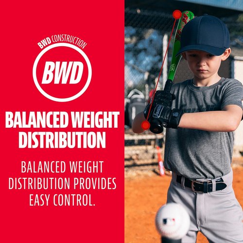 Franklin Sports Teeball Bat - Venom & Barracuda Aluminum Composite - USA Baseball Certified for Youth - Drop -10 to -13