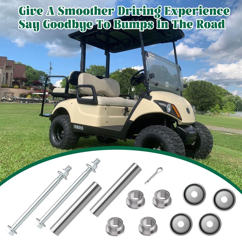 10L0L Golf Cart Spindle Knuckle Bushing Repair Kit for Yamaha G22 G29 & Drive 2 2003-up Golf Cart,OEM# 90381-17067-00, 2NL-23448-00-00