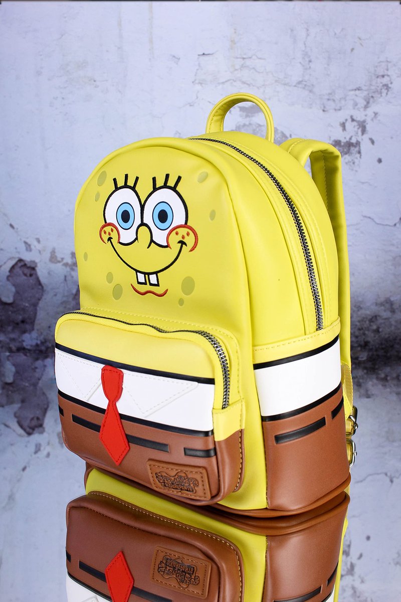 SpongeBob SquarePants Sponge Bob Square Pants Cosplay Mini 10" Backpack Women's Fashion Back Pack Bag