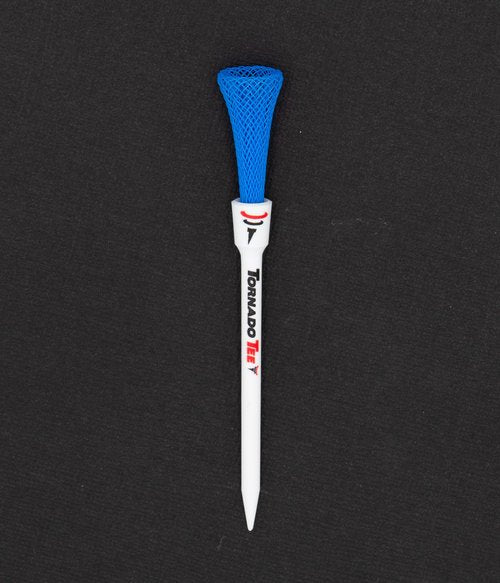 Tornado Tee 4" Long Drive High Performance Golf Tee (Neon Blue)
