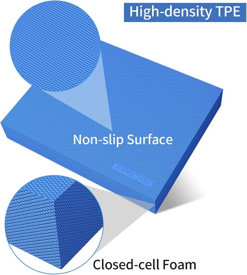 Balance Pad | Large Foam Balance Board for Physical Therapy & Rehabilitation - 15.8 x 13.2 x 2 Inches