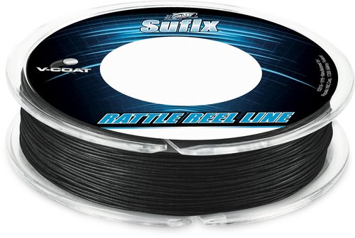 Sufix Rattle Reel V-Coat 30 lb Black