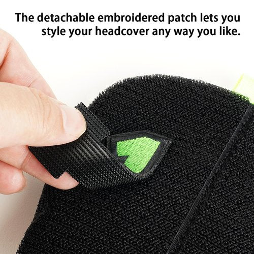 Craftsman Golf Custom Hook-and-Loop Golf Club Fairway Wood Headcover Protector Easy to Attach Patch Black