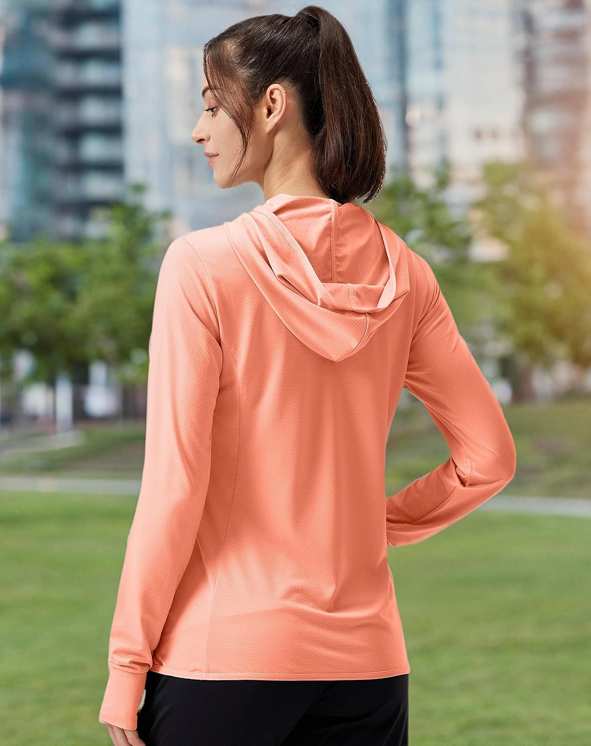Soothfeel Women's Sun Protection Hoodie Jacket - Lightweight UPF 50+ Long Sleeve with Pocket | Ideal for Hiking