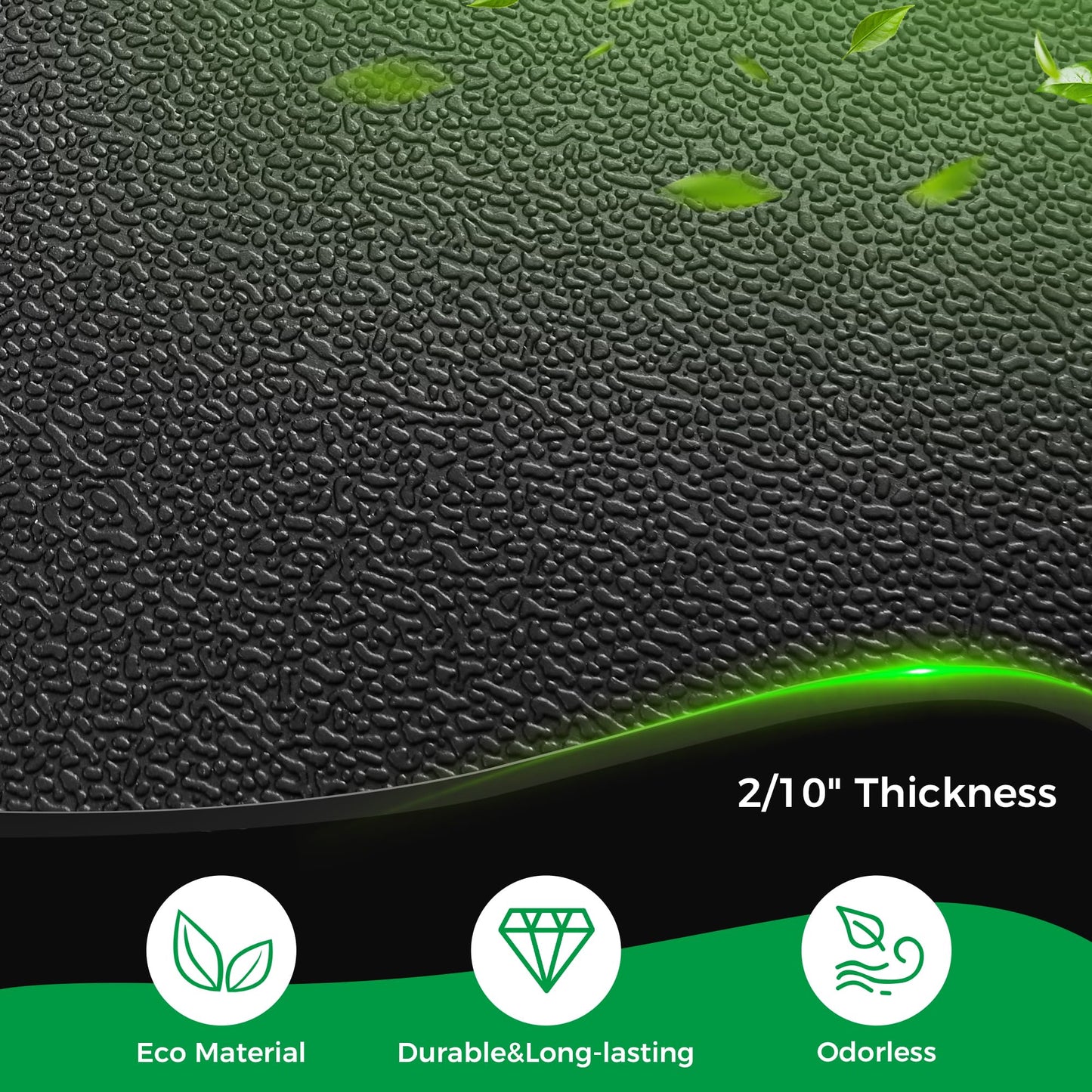 10L0L Golf Cart Floor Mat for Yamaha G29 Drive/Drive 2,High Temperature Resistant Silica Gel Mat,8mm Thick Not Deformed Non-Slip (Drive2)
