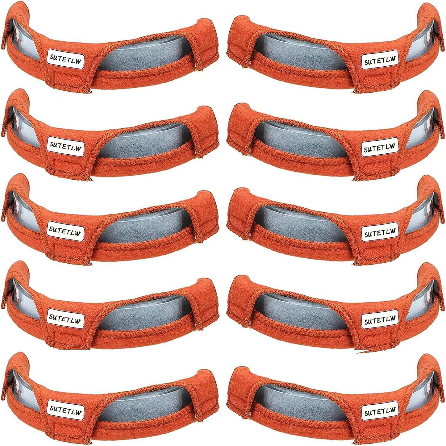 SUTETLW 10Pcs Hard Hat Sweatband Washable Cotton Hard Hat Liner Reusable Hard Hat Accessories Air Cushion Sweatband Helmet Comforter Pad