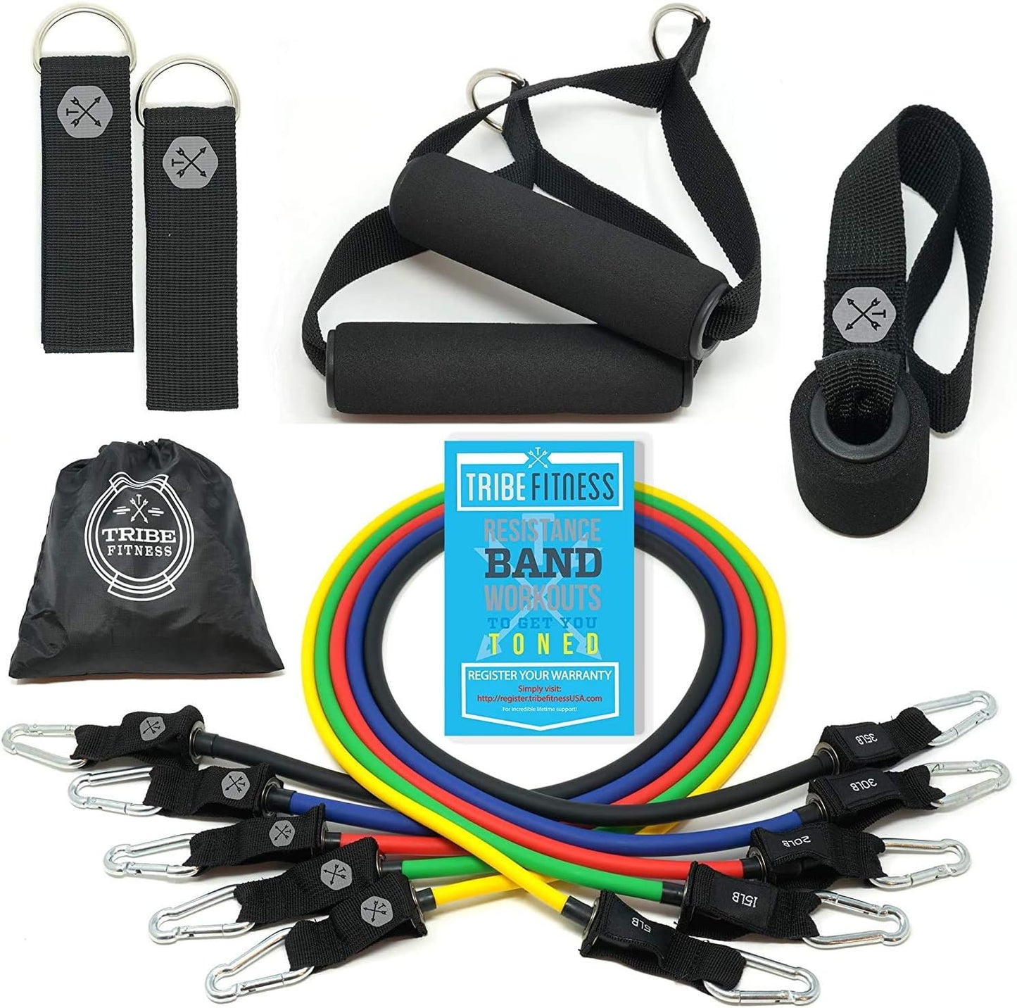 Skiennix Resistance Bands Set - Versatile Fitness Bands for Strength Training & Physical Therapy | All Levels