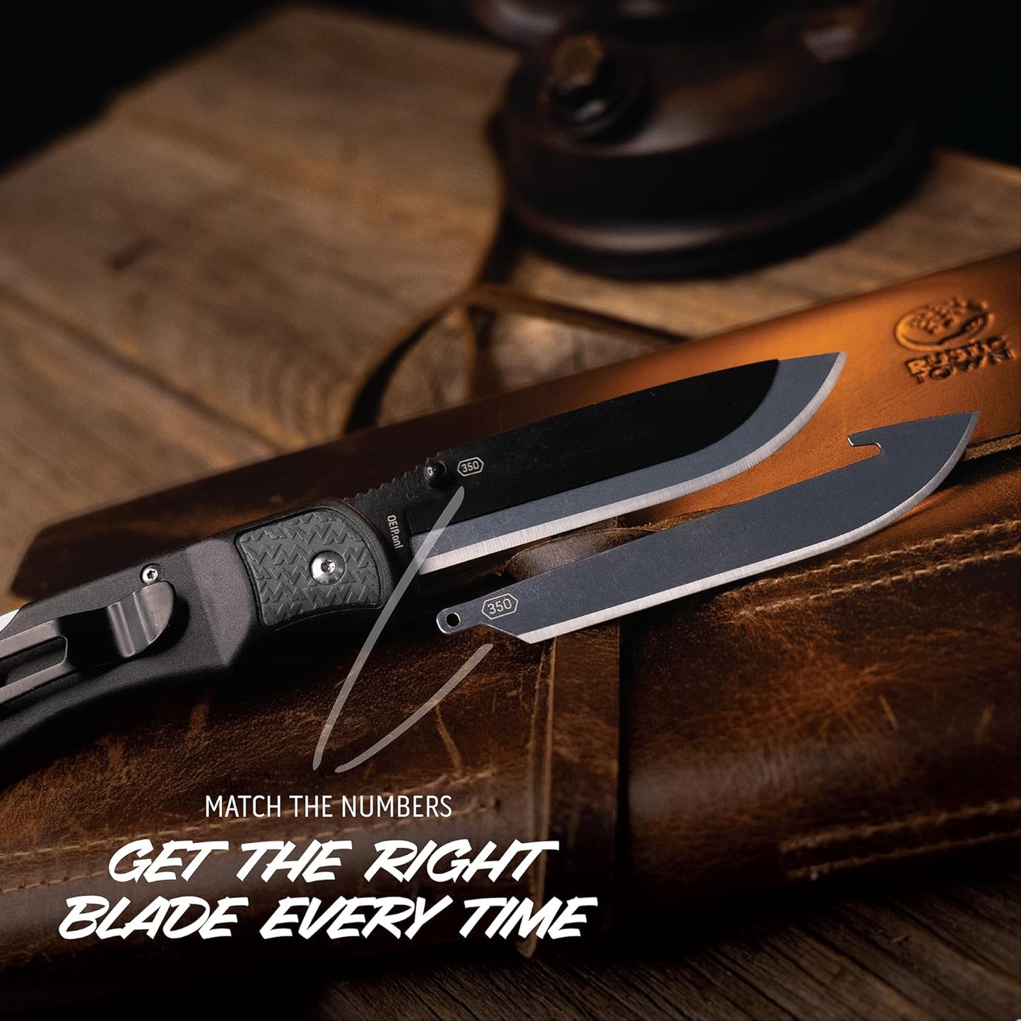 RazorLite EDC Pocket Knife 3.5” - Obsidian Black, Replaceable Blades & Clip for Camping, Hunting, Survival
