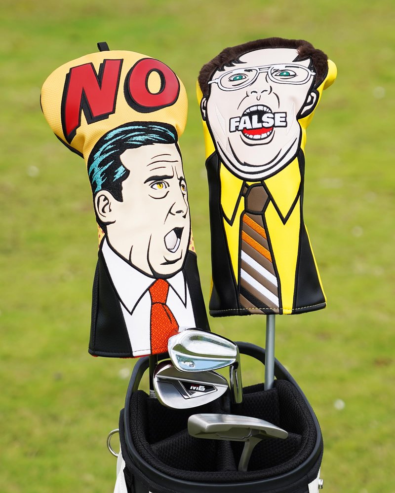 The Office Golf Head Covers, Funny Office Merchandise Driver Head Cover, Pop Art Collection Driver Headcover Gifts for Men, Father, Dad, Boyfriend or Coworkers