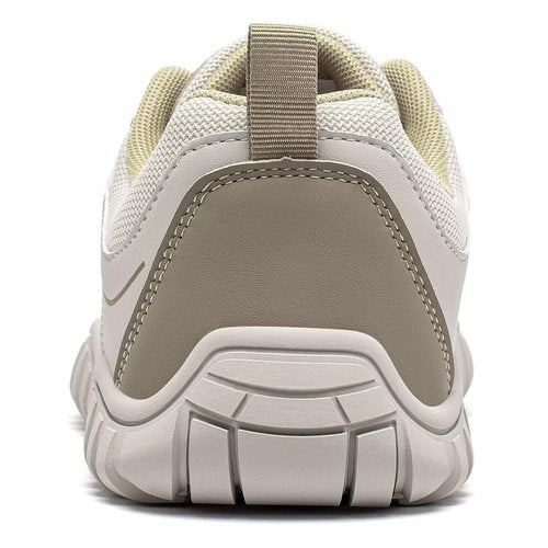 HOBIBEAR Zero Drop Barefoot Shoes|Trail Running Sneakers for Women Men|Wide Toe Box Fashion Walking Shoes(Sandy, Women 7/Men 6)