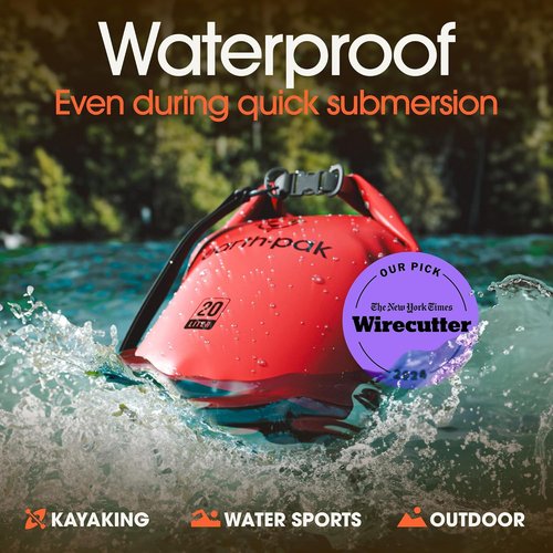 Earth Pak Waterproof Dry Bag - Roll Top Backpack Keeps Gear Dry | Includes Waterproof Phone Case
