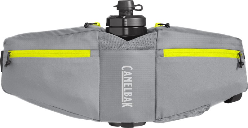CamelBak Podium Flow 4 Hydration Belt, Minimalist Ride Storage with 21oz Podium Dirt Series Bottle, Gunmetal