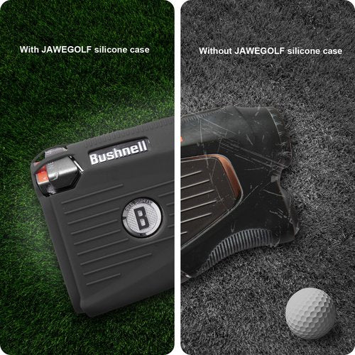 JAWEGOLF Silicone Case Compatible with Bushnell Pro X3/X3+ Golf Rangefinder (Black)
