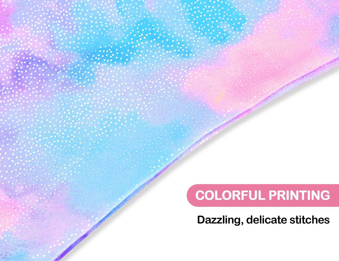 Domusgo Gymnastics Leotards for Girls 4t 5t Pink Purple Sparkly One Piece Tumbling Outfits