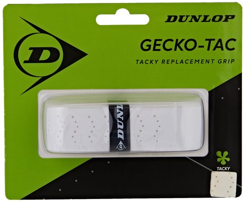 Dunlop Sports Gecko-Tac Tennis Replacement Grip, White