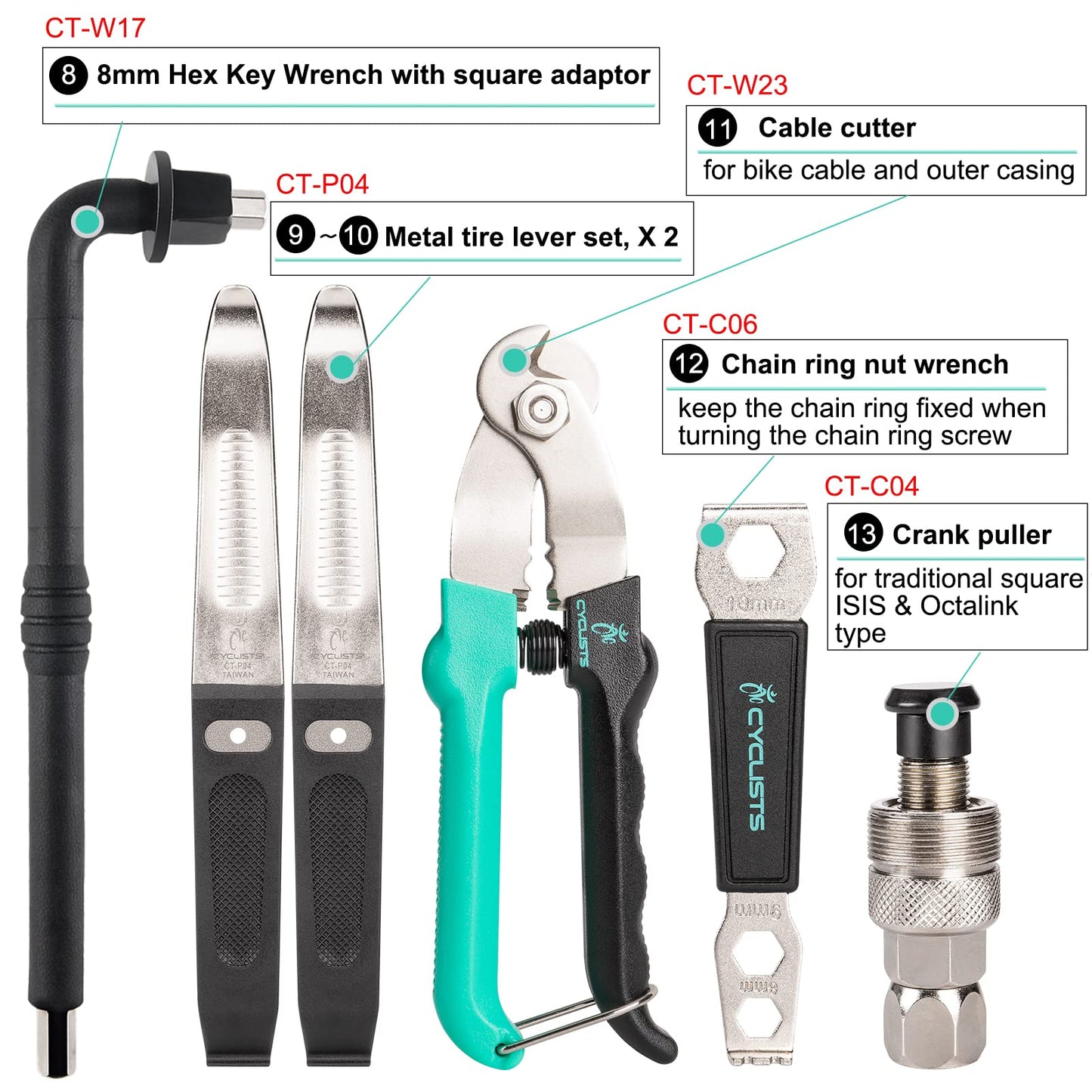 27 Piece Bike Tool Kit - Bike Tools Maintenance Repair Kit - Mountain/Road Bike Bicycle Repair Tool Kit With Storage Case