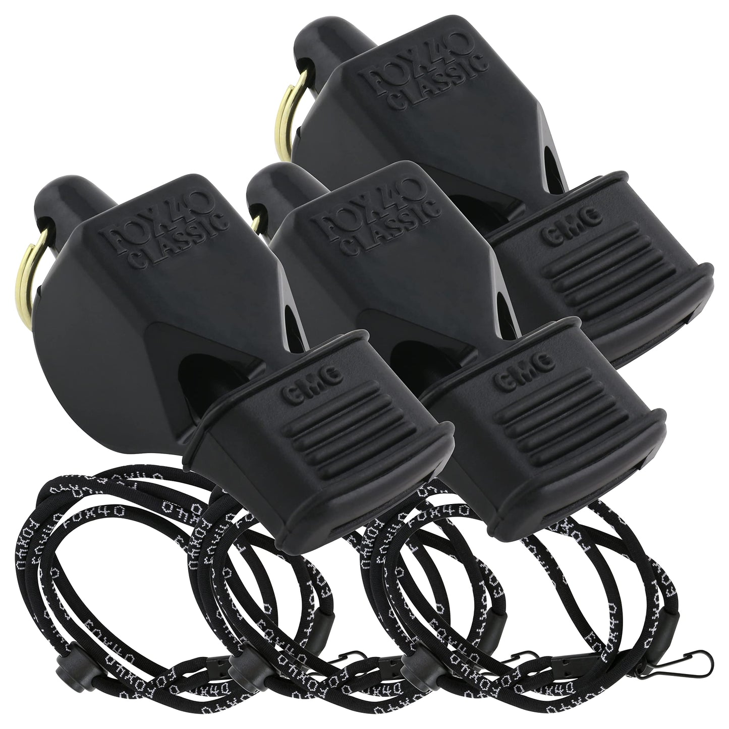 Fox 40 Classic CMG w/Breakaway Lanyard 3 Pack