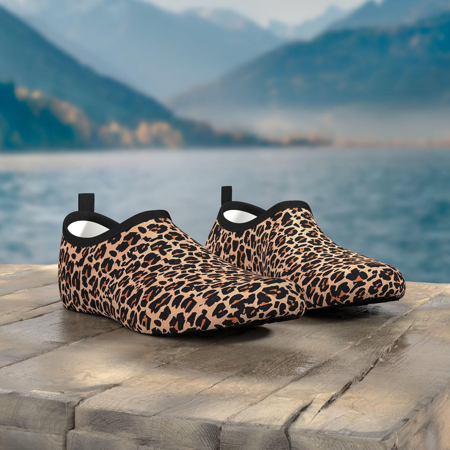 VIFUUR Water Sports Unisex Shoes Leopard Orange - 9-10 W US / 7.5-8.5 M US (40-41)