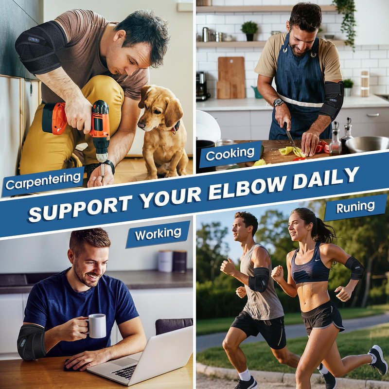 TISMOD Elbow Brace, Elbow Splint for Cubital Tunnel Brace for Sleeping-Immobilizer for Ulnar Nerve Brace Elbow Pain fit Men & Women