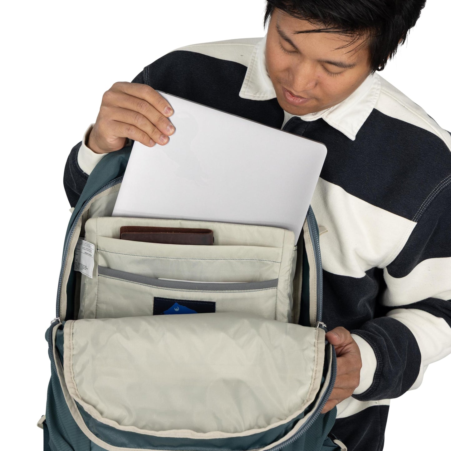 Osprey Flare Commuter Laptop Backpack, Night Shift Blue