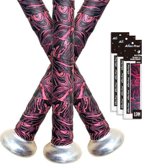 ALIEN PROS Baseball Bat Grip Tape - 0.5MM Precut for Pro Feel - Ideal Replacement for Old Grips