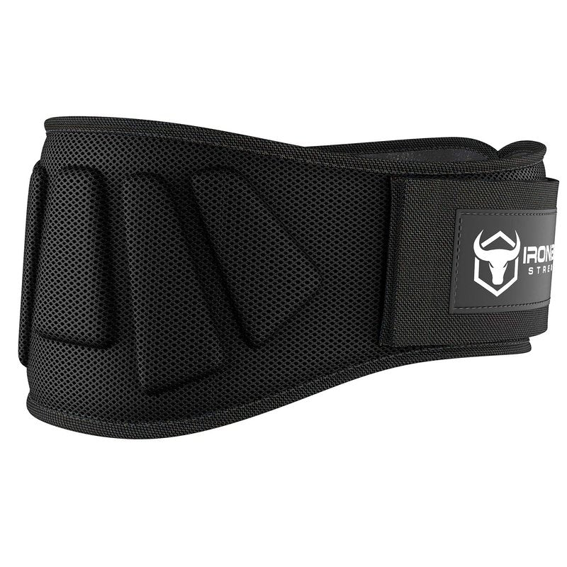 Weight Lifting Belt For Men and Women - 6 Inch Auto-Lock Weightlifting Back Support, Back Belt for Lifting, Fitness, Strength Training and Powerlifitng (Large, Black)