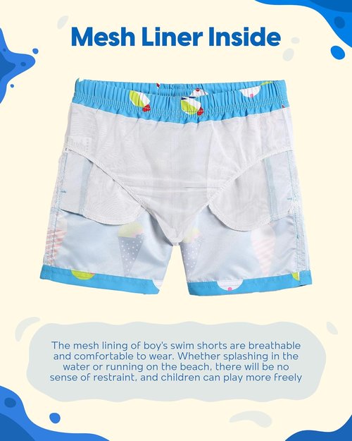 Maamgic Boys Swim Trunks - Stylish Toddler Bathing Suit for Summer Fun | Comfortable Fit, Bright Colors
