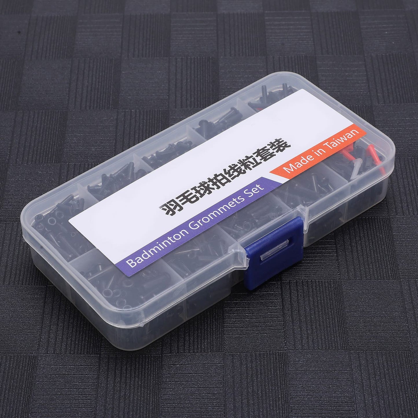 VGEBY Badminton Grommets, Set with String Protector and Tools, String Protector for Racquets, Durable Badminton Accessories for Professional and Amateur Players, Home, Gym, and Club Use