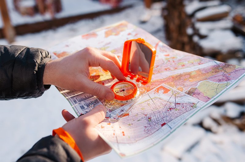 Sighting Compass Mirror Adjustable Declination - Boy Scout Compass Survival Camping Base Plate Compass Kids Navigation Orienteering Compass Hiking Map Reading Military Compass Backpacking Clinometers