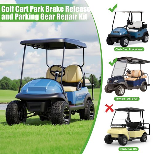 10L0L Club Car Park Brake Release and Parking Gear Repair Kit, Suitable for 2009 up Precedent and 2018 UP Tempo (2nd Generation) G&E Golf Cart, OEM#103777601