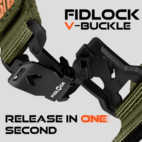 Bandletic Compatible with Garmin Fenix 6X Pro Band - 26mm Quick Fit Rugged Strap with Magnetic Fidlock V-Buckle for Fenix 8 51mm/7X/7X Pro/6X/5X/5X Plus/3 HR/Tactix/Enduro/Instinct 2X/Quatix 3 6X 7X