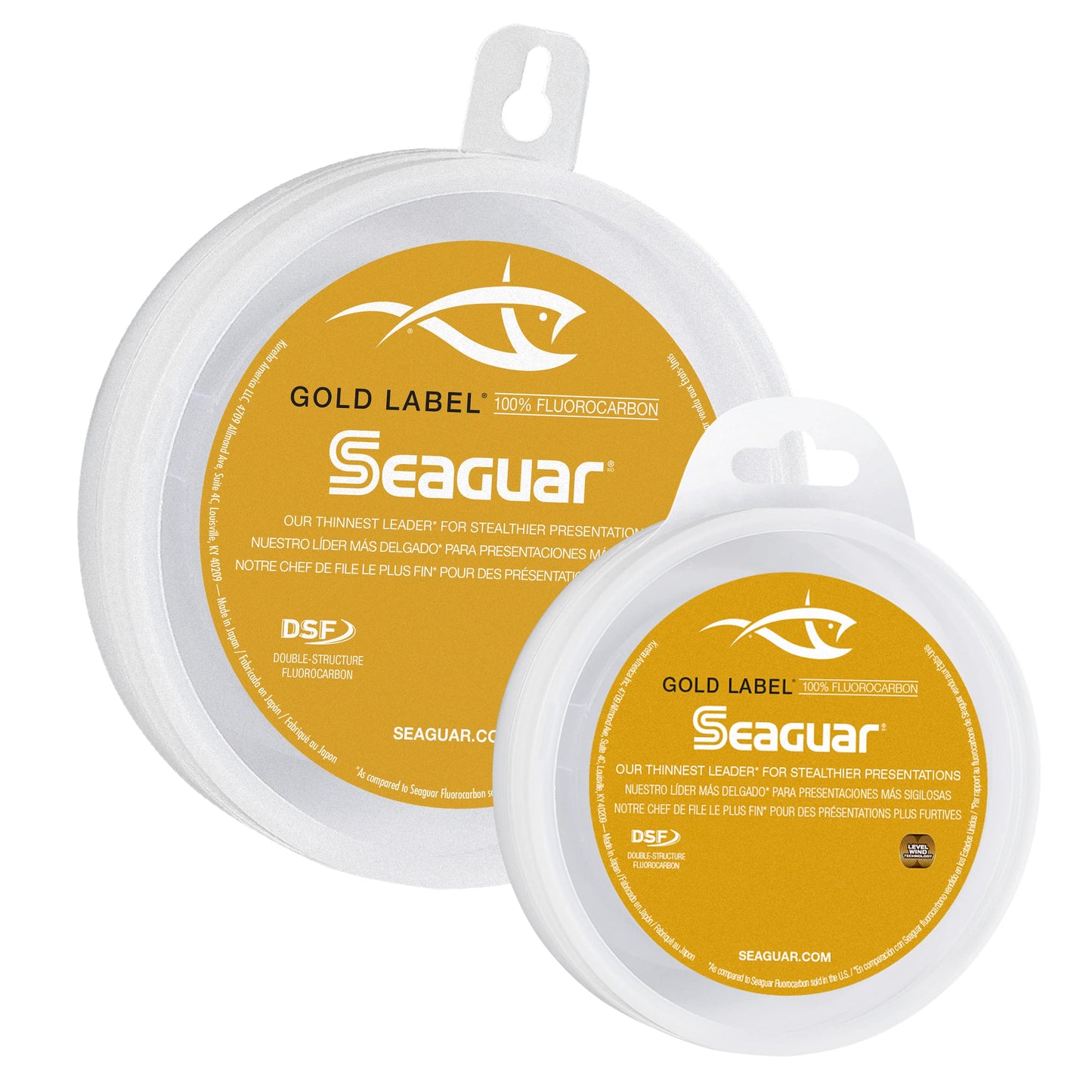 Seaguar Gold Label 100% Fluorocarbon Fishing Line leader, 6lb Break Strength, 50yds, Clear - 06GL50