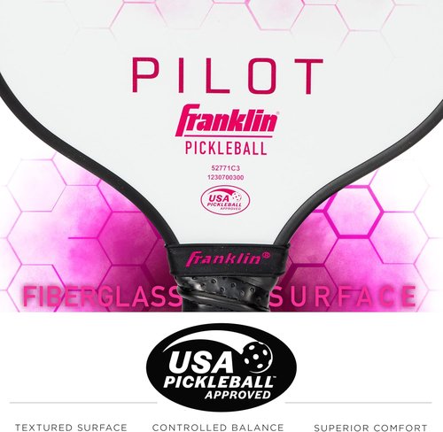 Franklin Sports Pickleball Paddle - Lightweight Pro Racket with Polypropylene Core - USAPA Approved - 10mm Thickness