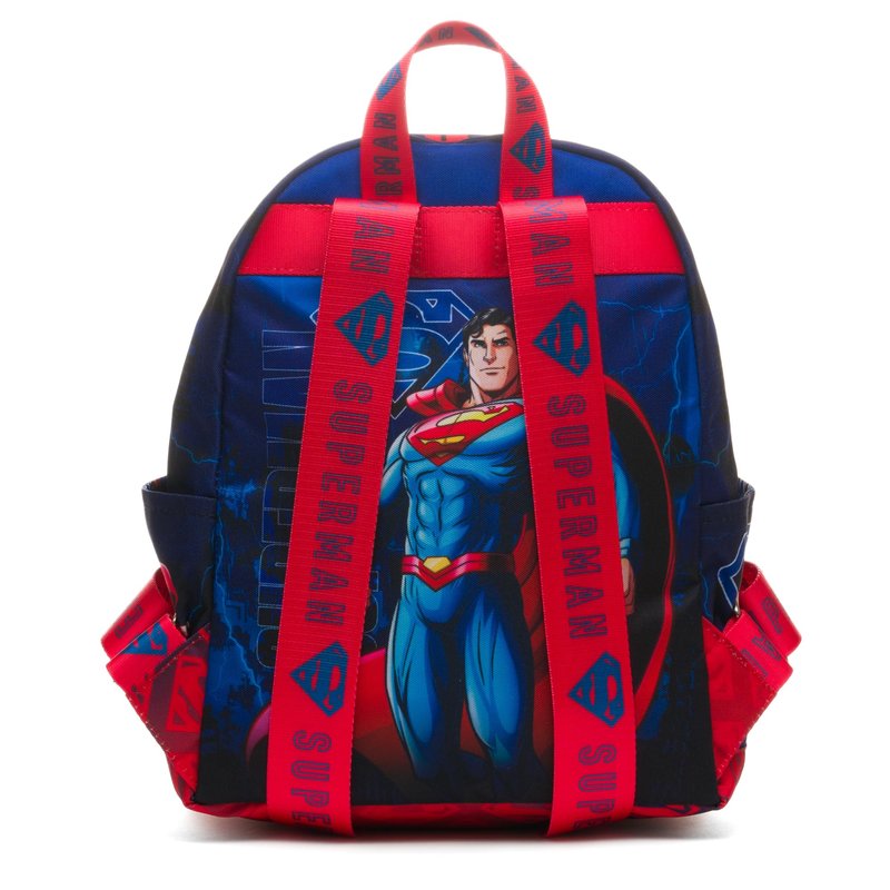 Wondapop Superman Up Up and Away 13" Deluxe Nylon Mini Daypack
