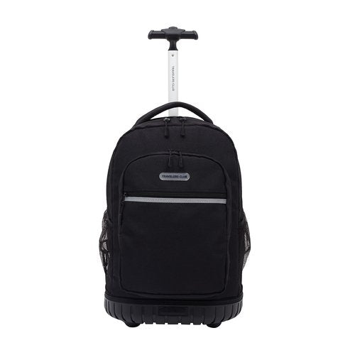 Travelers Club 18" Rolling Backpack with Shoulder Straps, Black